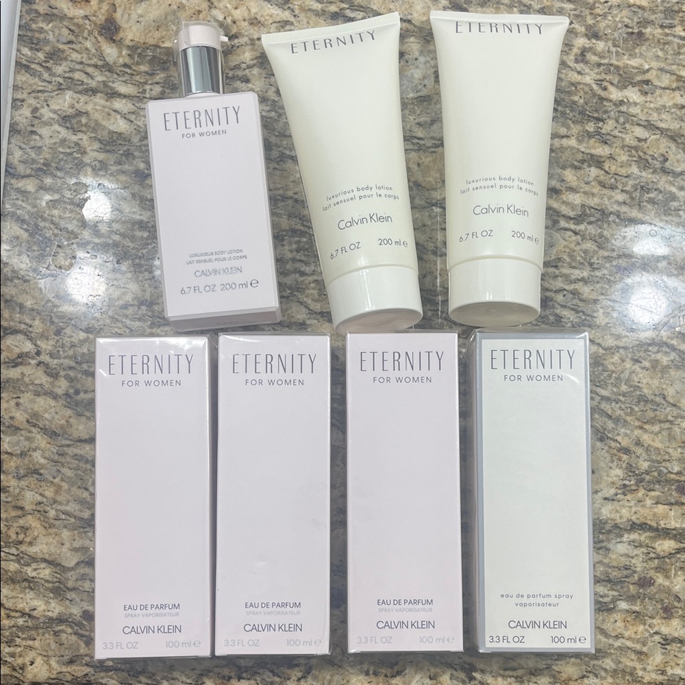 Lot of Eternity for Women by Calvin Klein Eau de Parfum/Body Lotion